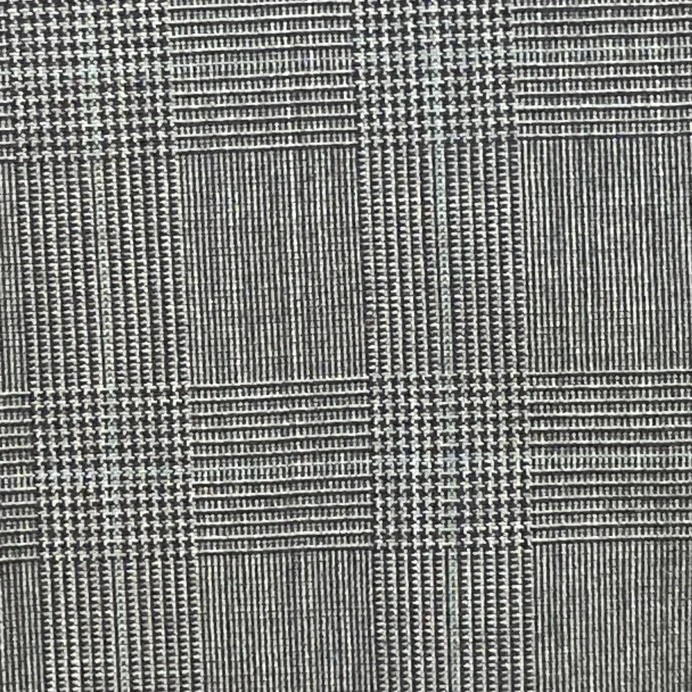 Savile Row Regency Charing Cross Dark Gray Blazer Men's 44R 100% Wool Glen Check